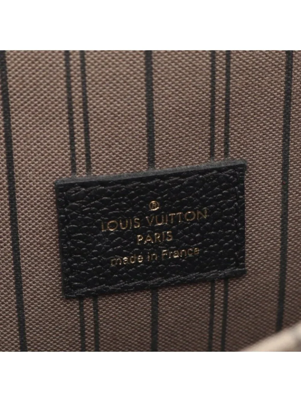 Louis Vuitton Handbag Pochette Metis MM Monogram Empreinte Noir 2-Way Leather